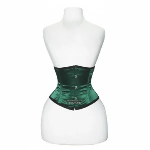 Satin Underbust Corset -- Steel Boned Waist Cincher, Hourglass Shaping